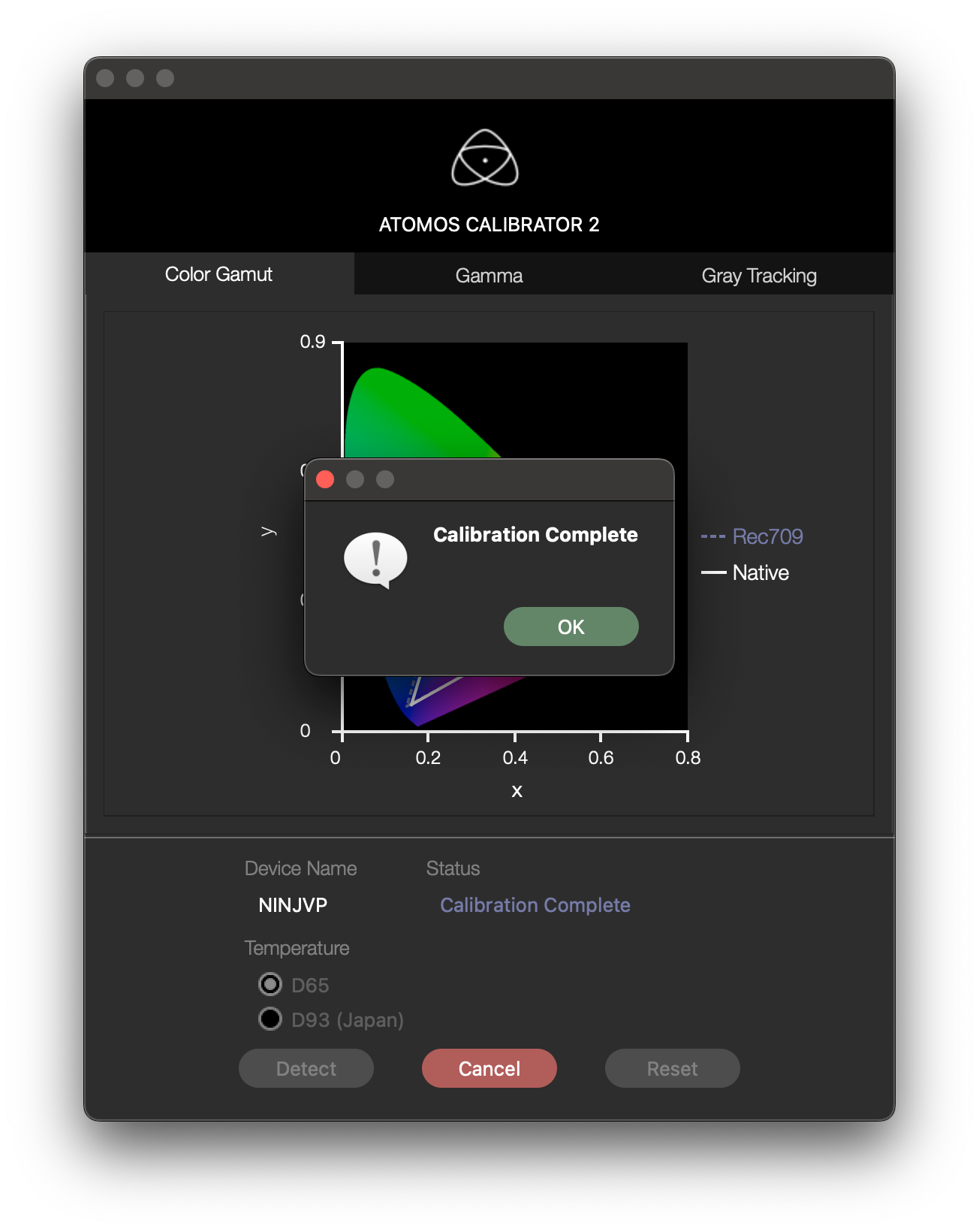 アニメ E-CALiBRATiON EMOVE Atomos Display Calibration – Support - Atomos